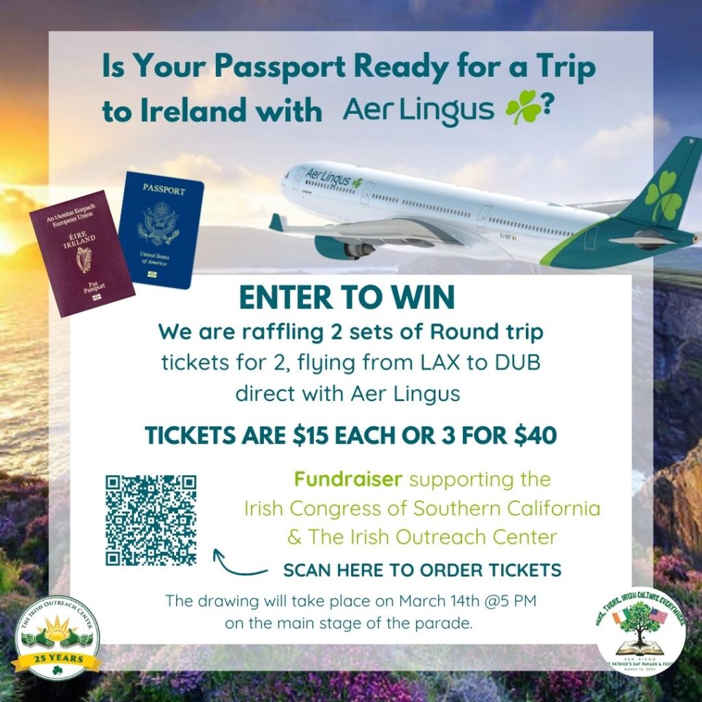 AER LINGUS RAFFLE TIX 2026